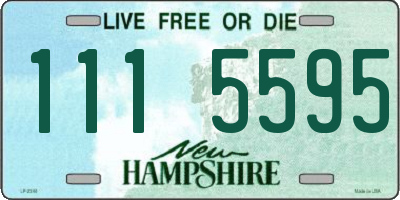 NH license plate 1115595