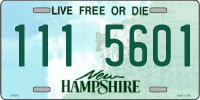 NH license plate 1115601