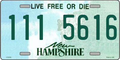 NH license plate 1115616