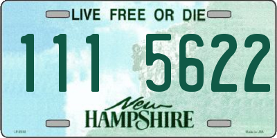NH license plate 1115622