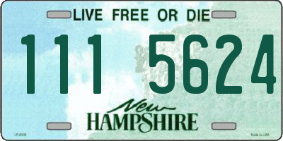 NH license plate 1115624