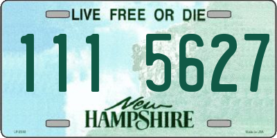 NH license plate 1115627