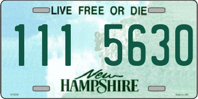 NH license plate 1115630