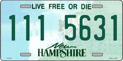 NH license plate 1115631