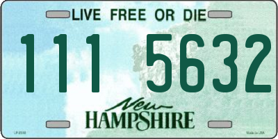 NH license plate 1115632