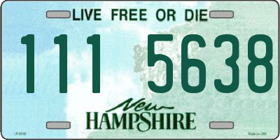 NH license plate 1115638