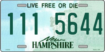 NH license plate 1115644