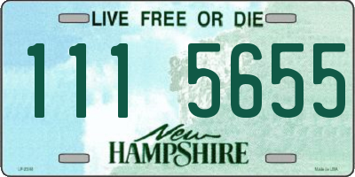 NH license plate 1115655