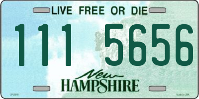 NH license plate 1115656