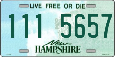 NH license plate 1115657
