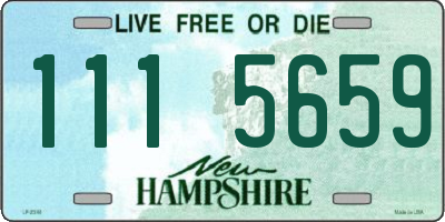 NH license plate 1115659