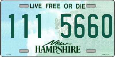 NH license plate 1115660