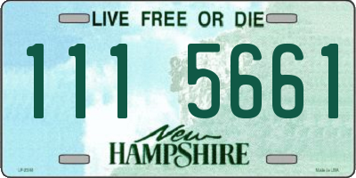 NH license plate 1115661