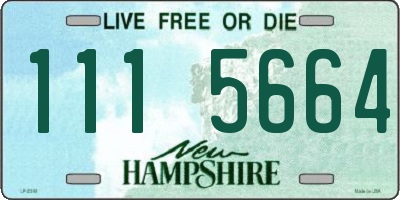 NH license plate 1115664