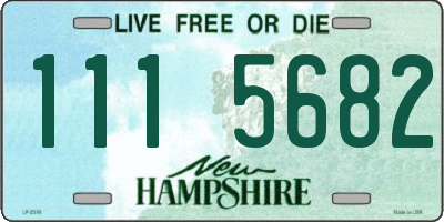 NH license plate 1115682
