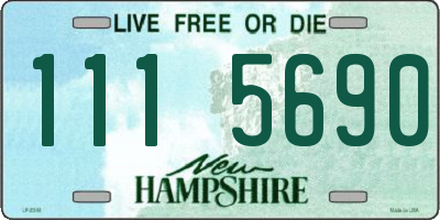 NH license plate 1115690
