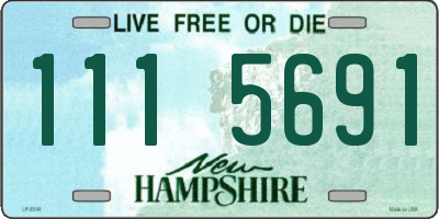 NH license plate 1115691