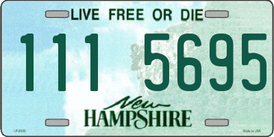 NH license plate 1115695