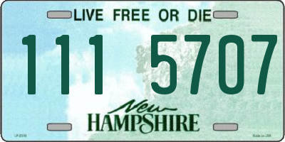 NH license plate 1115707