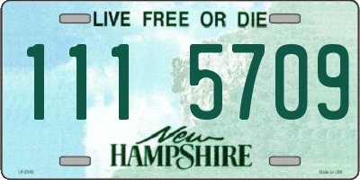 NH license plate 1115709