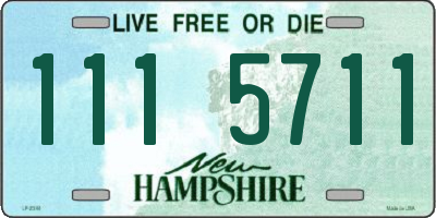 NH license plate 1115711