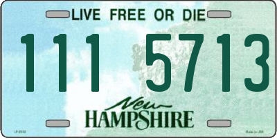 NH license plate 1115713