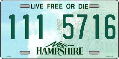 NH license plate 1115716