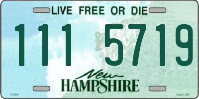 NH license plate 1115719