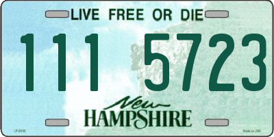 NH license plate 1115723