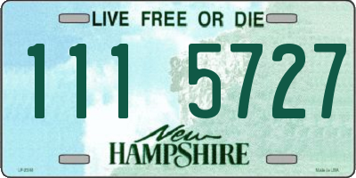 NH license plate 1115727