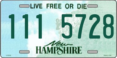 NH license plate 1115728