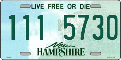 NH license plate 1115730