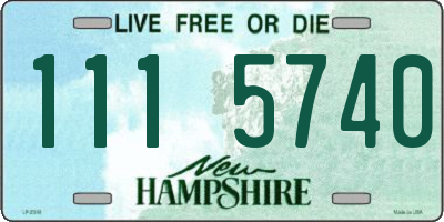 NH license plate 1115740