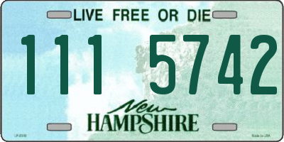 NH license plate 1115742