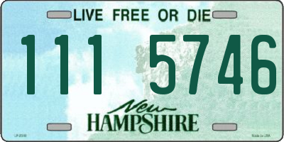 NH license plate 1115746