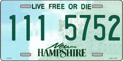 NH license plate 1115752