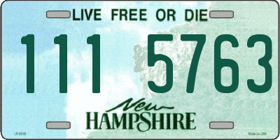 NH license plate 1115763