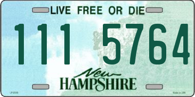 NH license plate 1115764