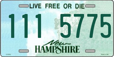 NH license plate 1115775