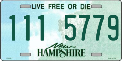 NH license plate 1115779