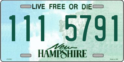 NH license plate 1115791