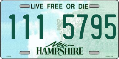 NH license plate 1115795