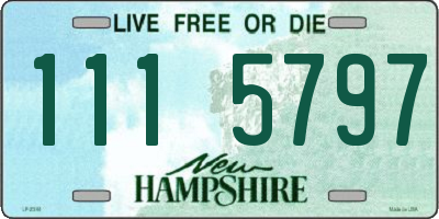 NH license plate 1115797