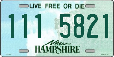 NH license plate 1115821