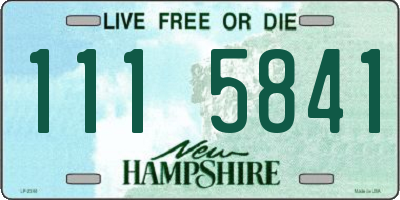 NH license plate 1115841