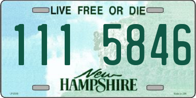 NH license plate 1115846