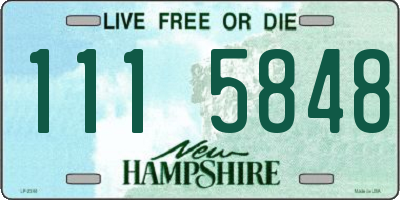 NH license plate 1115848