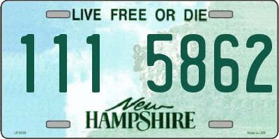 NH license plate 1115862