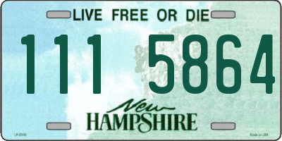 NH license plate 1115864