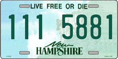 NH license plate 1115881